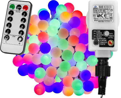 Venkovní barevné LED párty osvětlení s dálkovým ovladačem