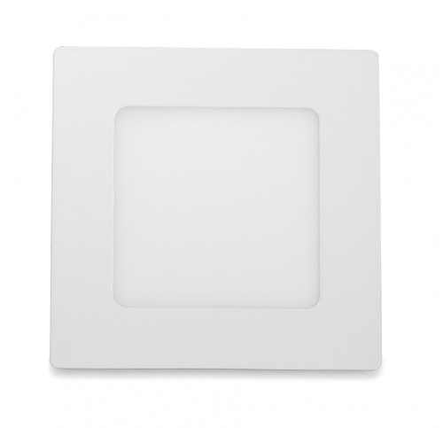 Čtvercový vestavný LED panel v bílém provedení