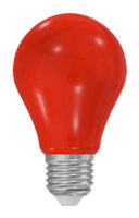 Červená led žárovka 1 W s klasickou baňkou