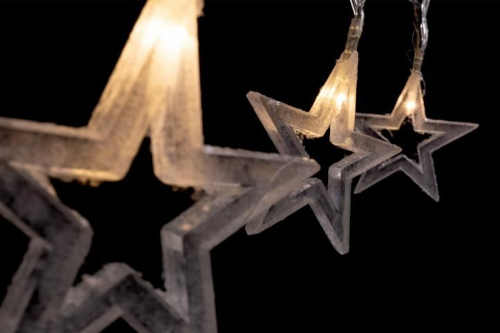 řetěz LED vánoční - hvězdy