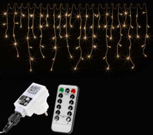 Vánoční světelný déšť obsahující 400 LED diod