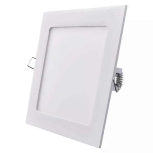 Bílý čtvercový LED panel do interiéru