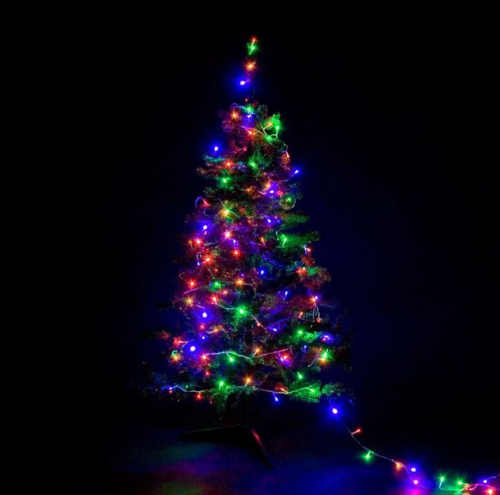 barevné vánoční led osvětlení