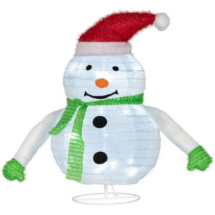 Vánoční LED dekorace - sněhulák 58 cm vysoký